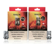 Pack of genuine SMOK Mini S1 and S2 replacement coils compatible with SMOK Mag Grip, Stick V9, and Morph 219 devices.
